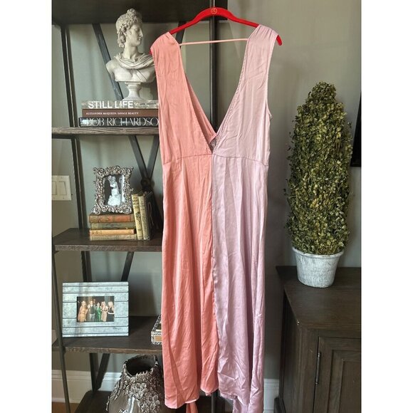 Rocky Barnes The Bright Side Dawn Slip Dress Desert Rose Womens Size Large - Picture 8 of 9